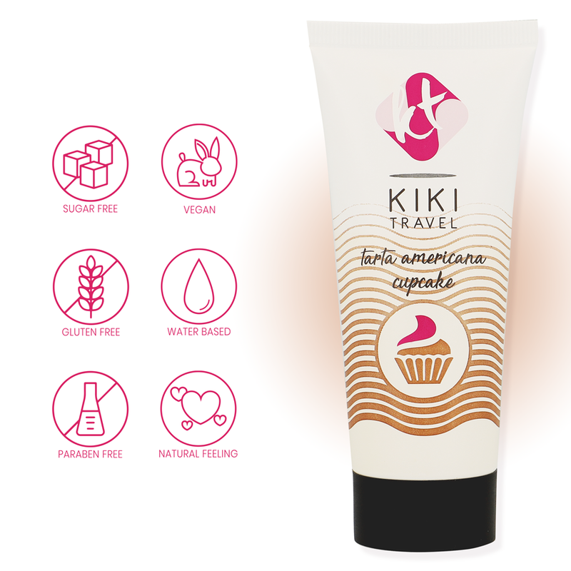 Kiki Travel lubrikační gel s příchutí cupcake 50 ml