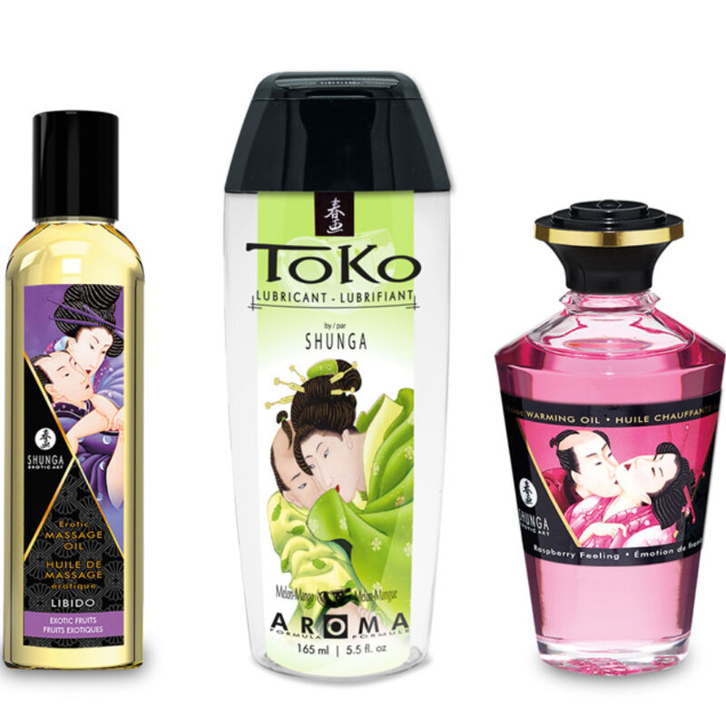 SHUNGA Fruity Kisses sada erotických produktů