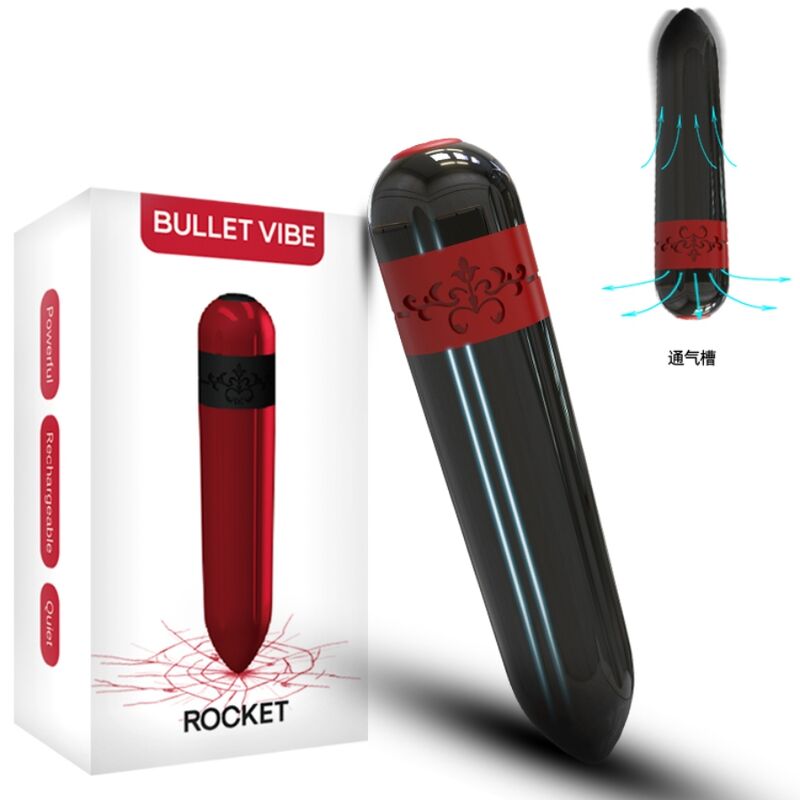 Vibrační bullet ARMONY Rocket černý (73 mm)