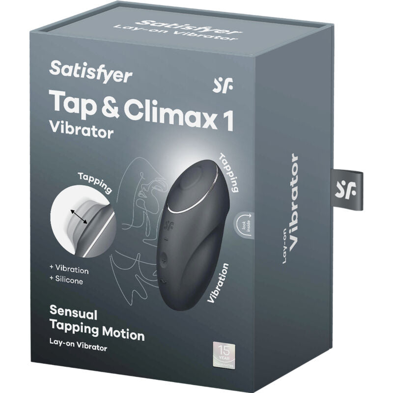 Satisfyer Tap & Climax 1 vibrační stimulátor červený