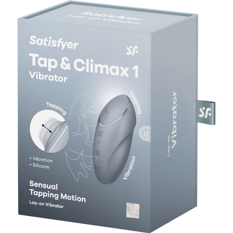 Satisfyer Tap & Climax 1 vibrační stimulátor červený