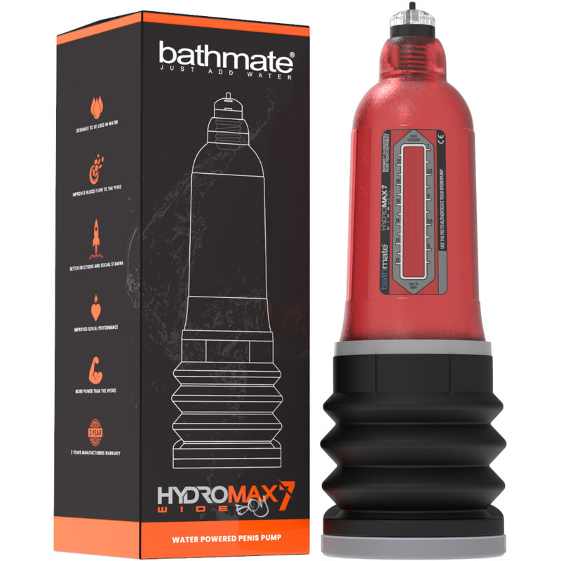 Hydromax 7 Wide Boy X30 - penilní pumpa červená