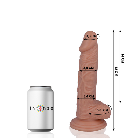 Realistické dildo Mr. Intense 18 cm s přísavkou