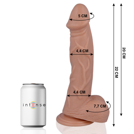 Realistický dildo Mr. Intense 22 cm, silikonový