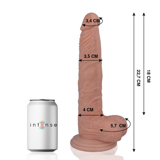 Realistické dildo Mr. Intense 22,7 cm s přísavkou