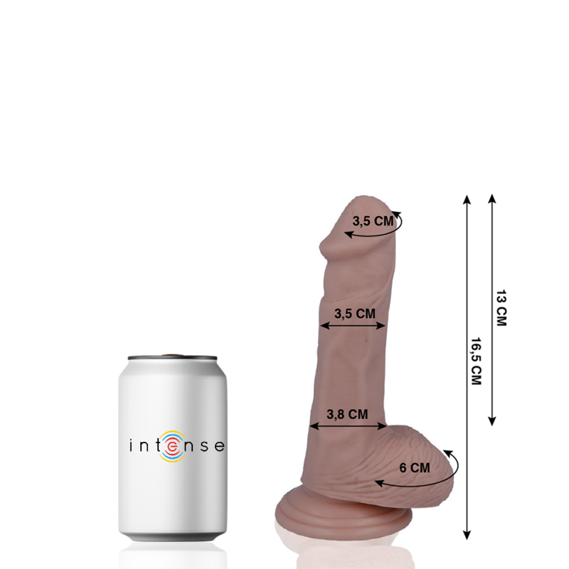 Realistické dildo Mr. Intense 16,5 cm s přísavkou