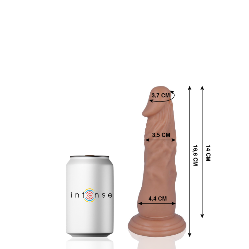 Realistické dildo Mr. Intense 16,6 cm s přísavkou