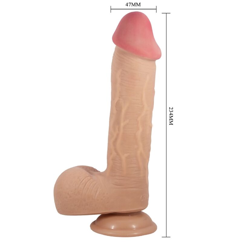 Realistické dildo Pretty Love s přísavkou 23,4 cm