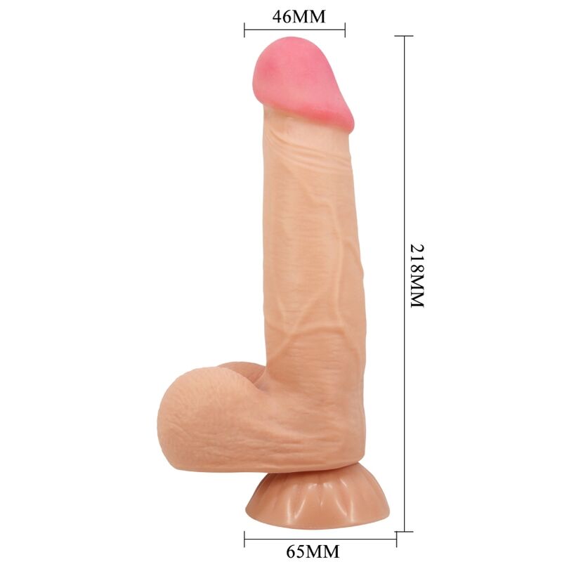 Realistické dildo Pretty Love s přísavkou 21,8 cm