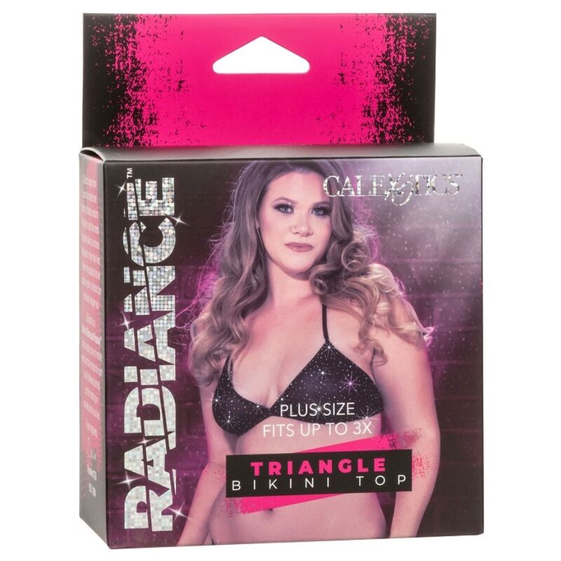 Krajkový trojúhelníkový top Radiance Plus Size