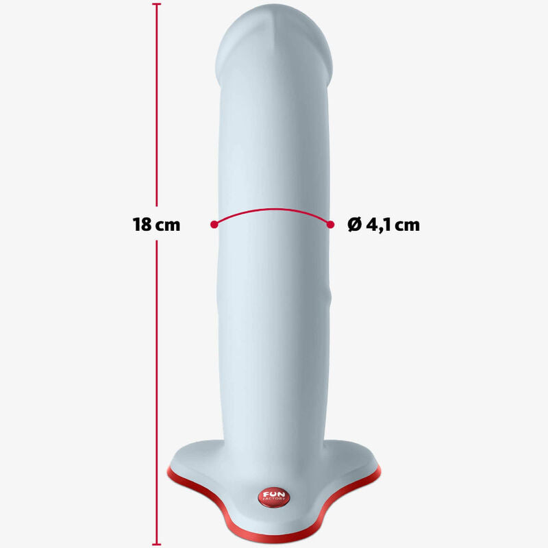 Realistické dildo THE BOSS černé (18 cm, 4,1 cm)