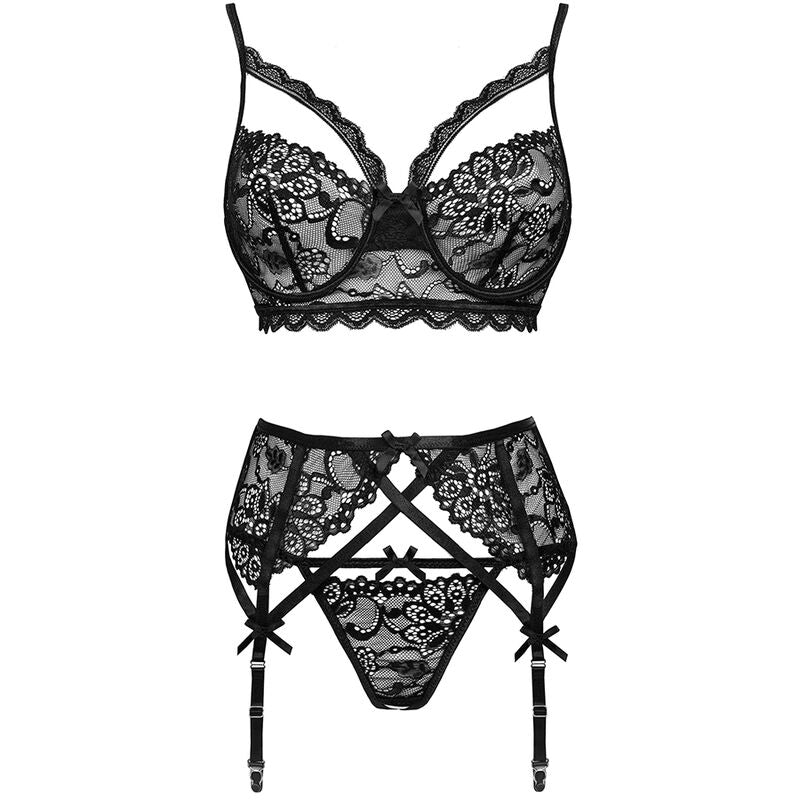 Livco Corsetti Moridam LC 90552 set: podprsenka, pás, kalhotky