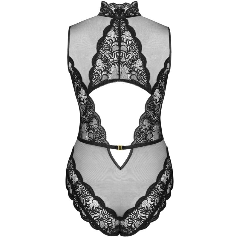 Sagen LC 90694 krajkové body černé - LIVCO CORSETTI