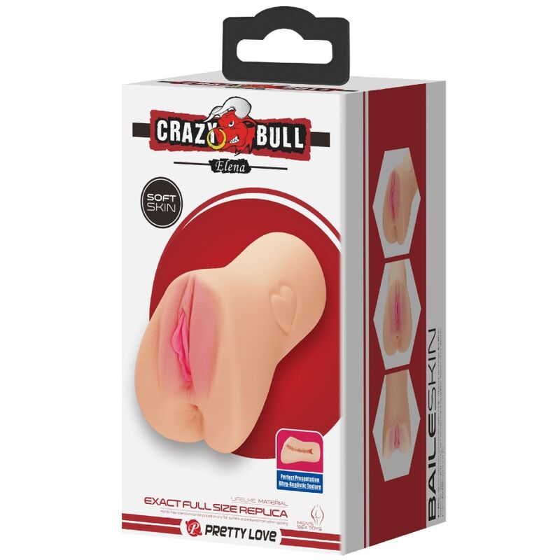 Realistický masturbátor CRAZY BULL ELENA vagina