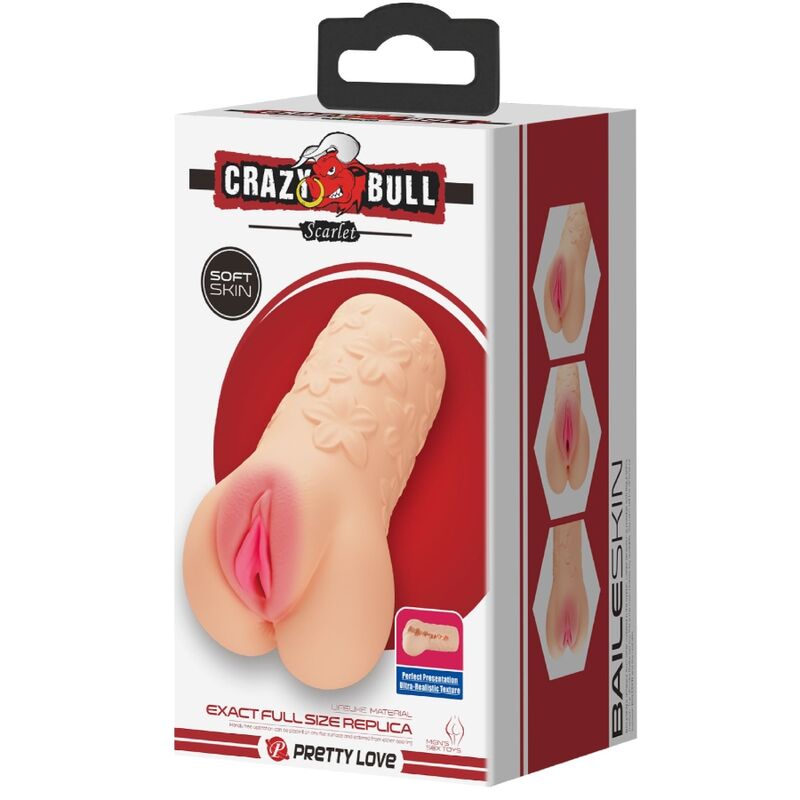 CRAZY BULL Scarlet realistický vaginální masturbátor