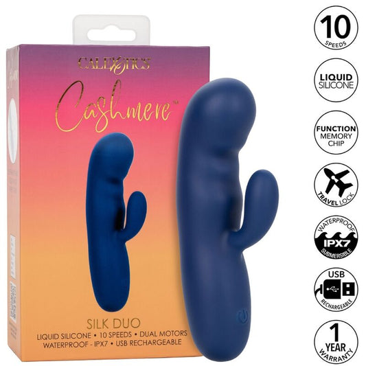 CALEXOTICS Cashmere Silk Duo - dvoumorotový vibrátor