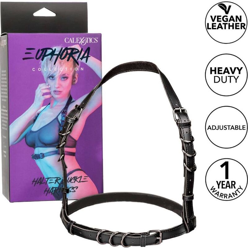 Postroj CALEXOTICS EUPHORIA černý halter se sponou