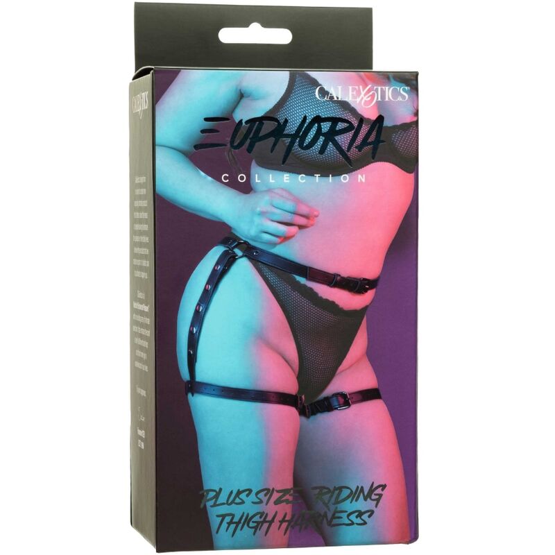 CALEXOTICS Postroj na stehno Euphoria Plus Size