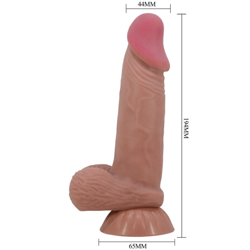 Realistické dildo Pretty Love s přísavkou 19,4 cm