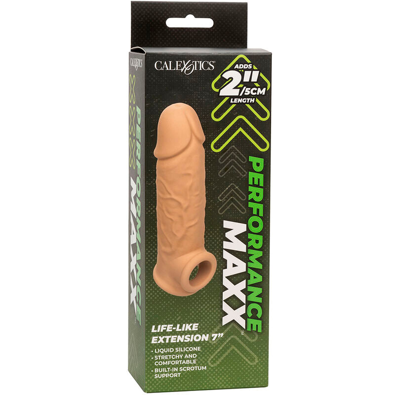 Nástavec na penis CalExotics Performance Maxx 18,5 cm