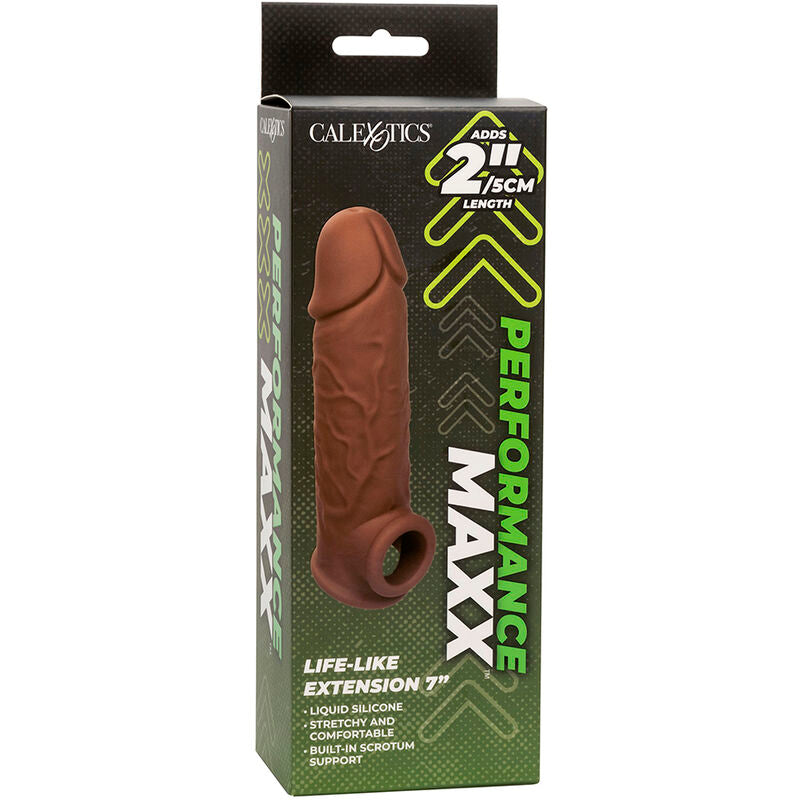 Nástavec na penis CalExotics Performance Maxx 18,5 cm