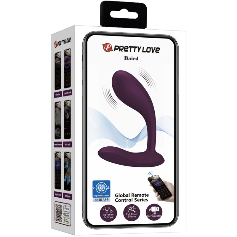 Pretty Love Baird G-spot vibrátor s aplikací 12 vibrací