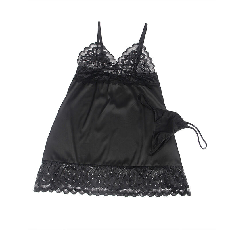 Subblime krajkové babydoll s tangy černé S/M