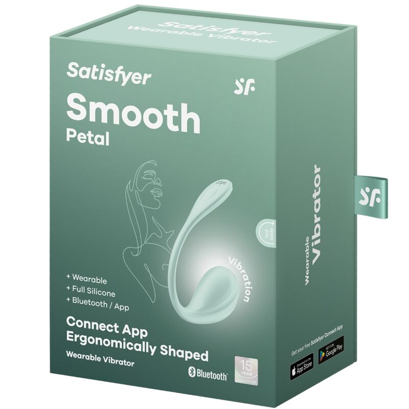 Satisfyer Smooth Petal - G-bod stimulátor, vodotěsný, s aplikací