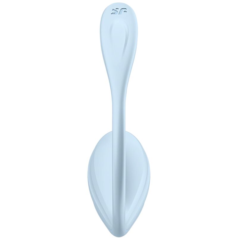 Vibrátor Satisfyer Smooth Petal G-bod modrý s aplikací