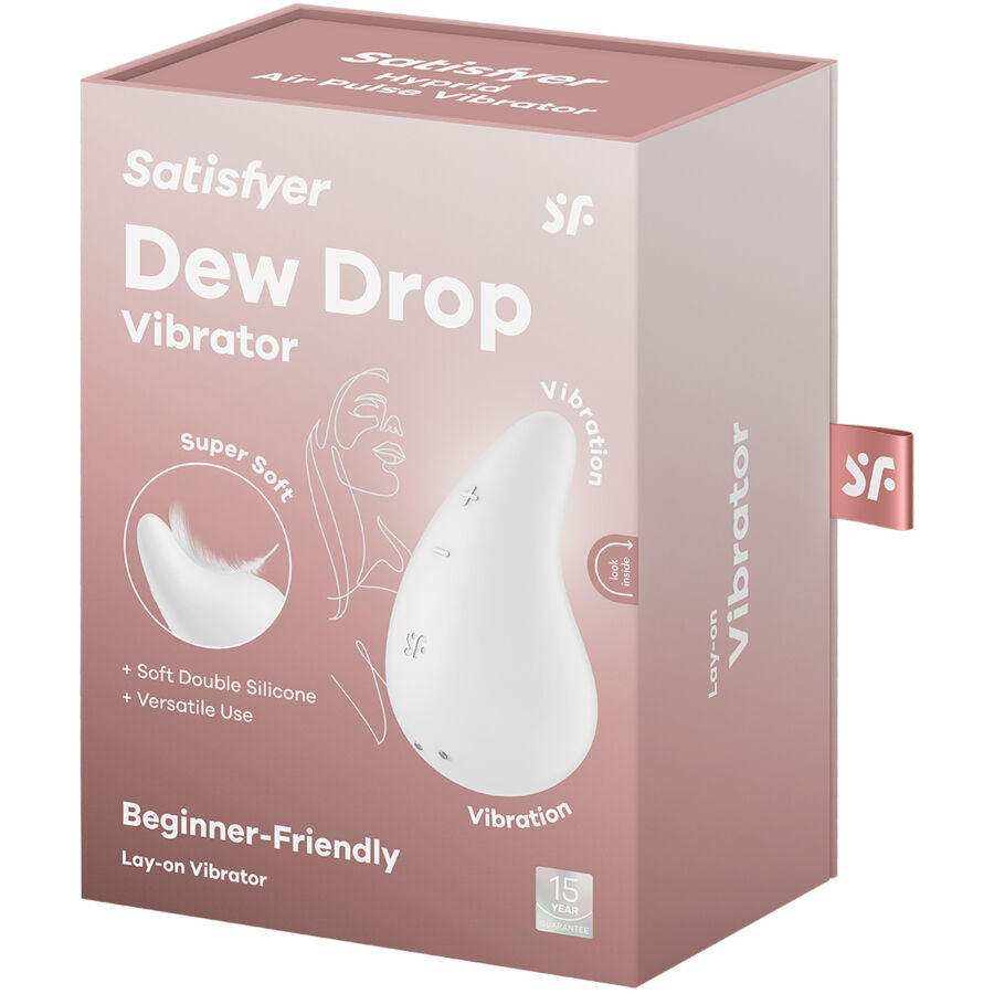 Satisfyer Dew Drop vibrační stimulátor bílý