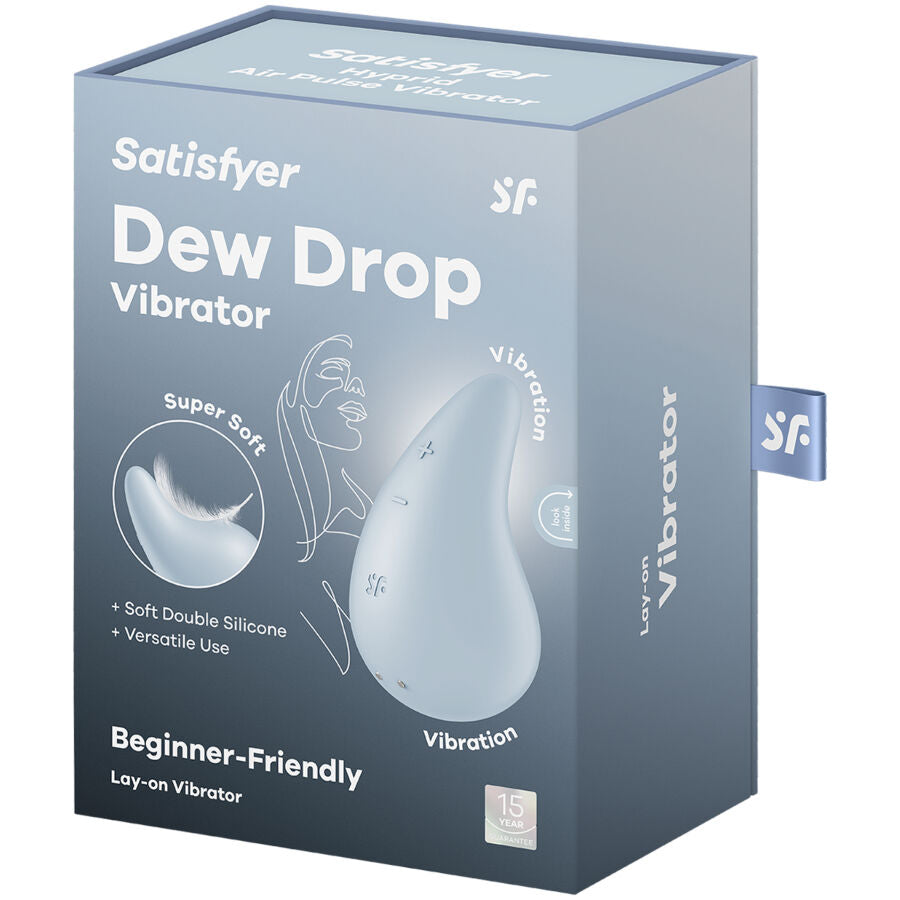 Satisfyer Dew Drop vibrační stimulátor bílý