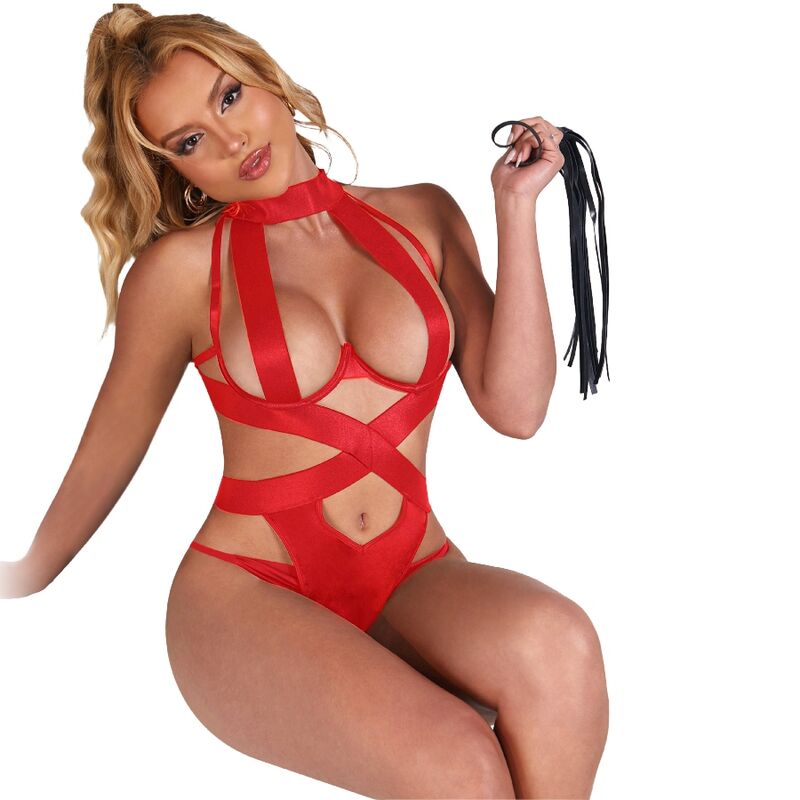 Sexy body s postroji Subblime Red Halter S/M