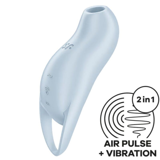 Satisfyer Pocket Pro 1: Stimulátor klitorisu světle modrý