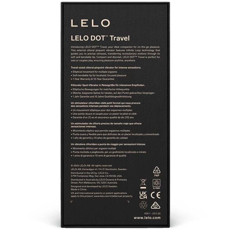 LELO DOT Travel - Stimulátor klitorisu růžový