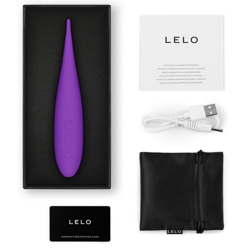 LELO DOT™ Travel stimulátor klitorisu fialový