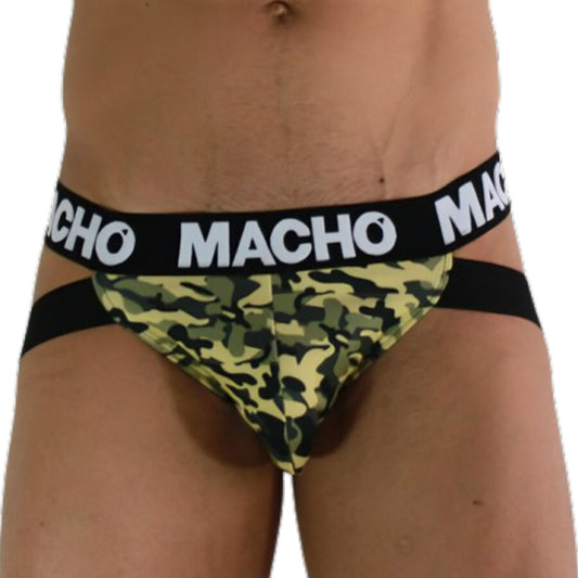 Jockstrap MACHO MX28MV vojenská zelená, velikost S