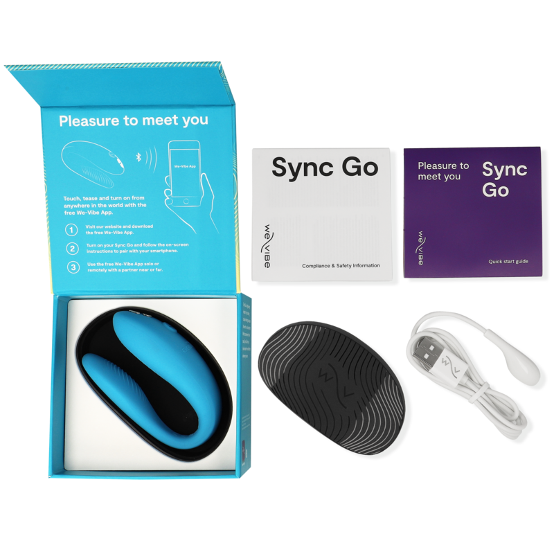 We-Vibe Sync Go vibrátor pro páry fialový