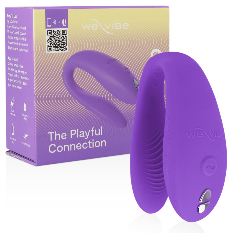 We-Vibe Sync Go vibrátor pro páry fialový