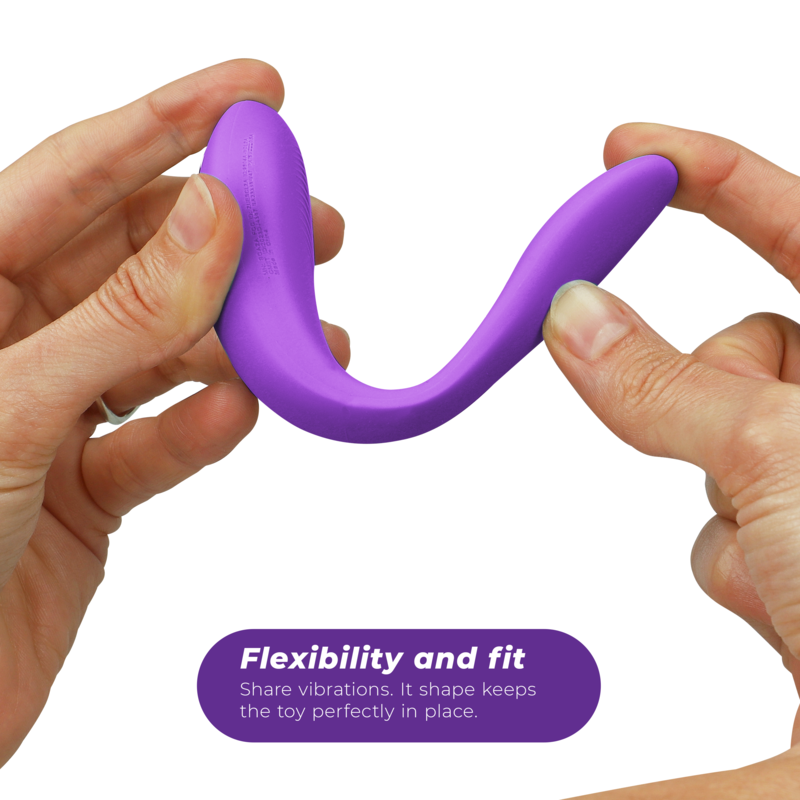 We-Vibe Sync Go vibrátor pro páry fialový