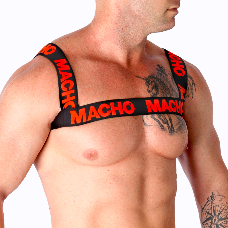 Nastavitelné harness MACHO DOUBLE RED, dvojité