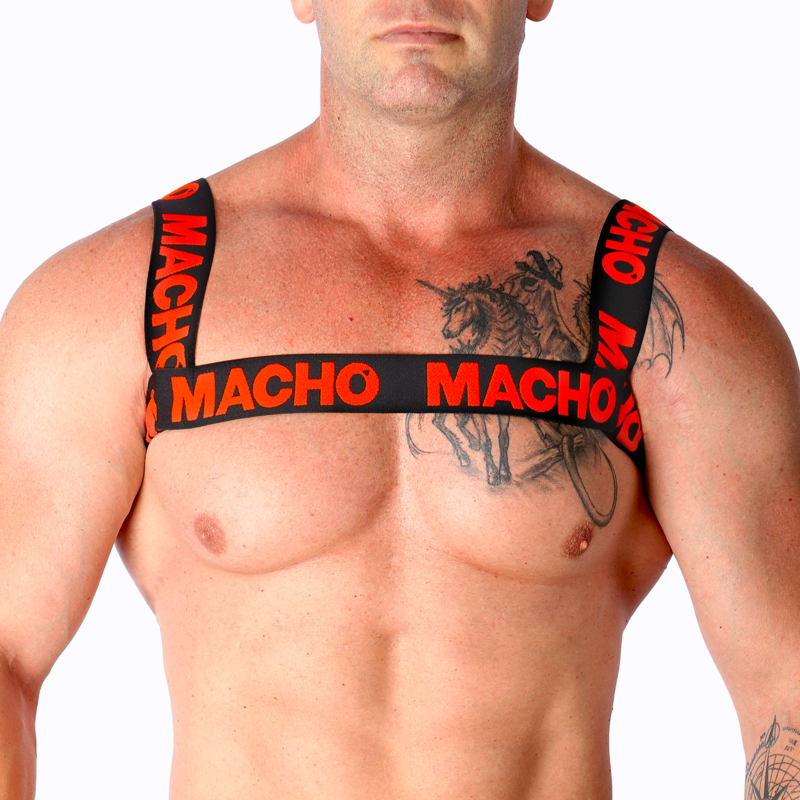 Nastavitelné harness MACHO DOUBLE RED, dvojité