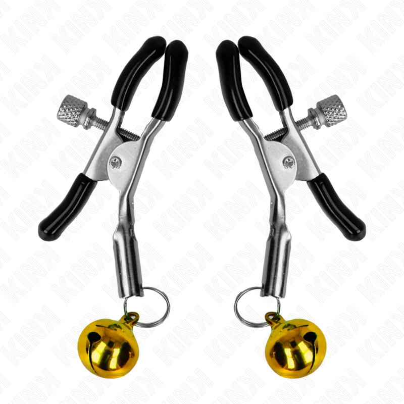 Nipple Clamp KINK Gold Single Bell 6 cm