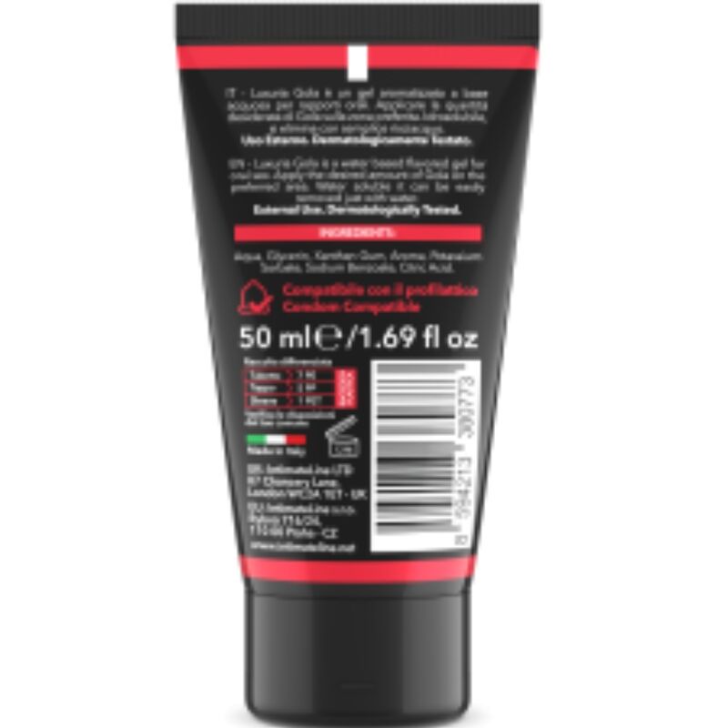 Gel pro orální sex INTIMATELINE LUXURIA jahodový 50 ml