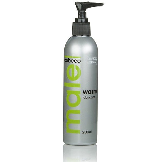 Hřejivý lubrikační gel MALE Cobeco 250 ml