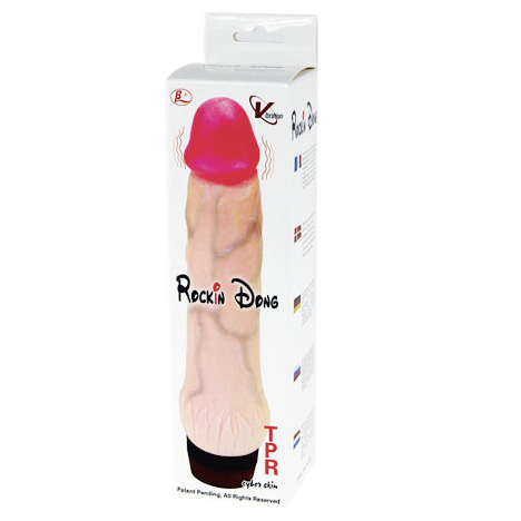 Realistické vibrační dildo Rocking Dong III (21,5 cm)