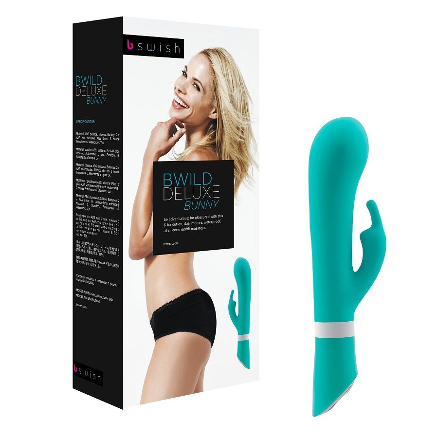 B SWISH Bwild Deluxe Bunny vibrátor králíček, jade