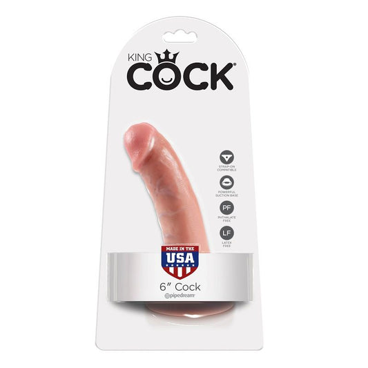 Realistické dildo King Cock 15,2 cm s přísavkou