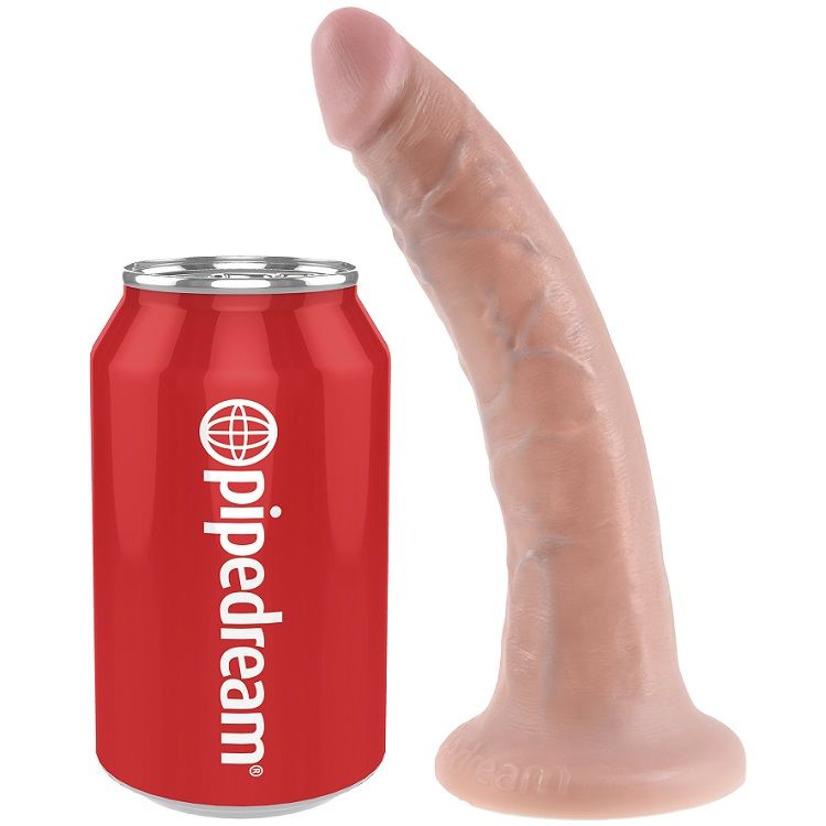 Realistický dildo King Cock 17,8 cm s přísavkou