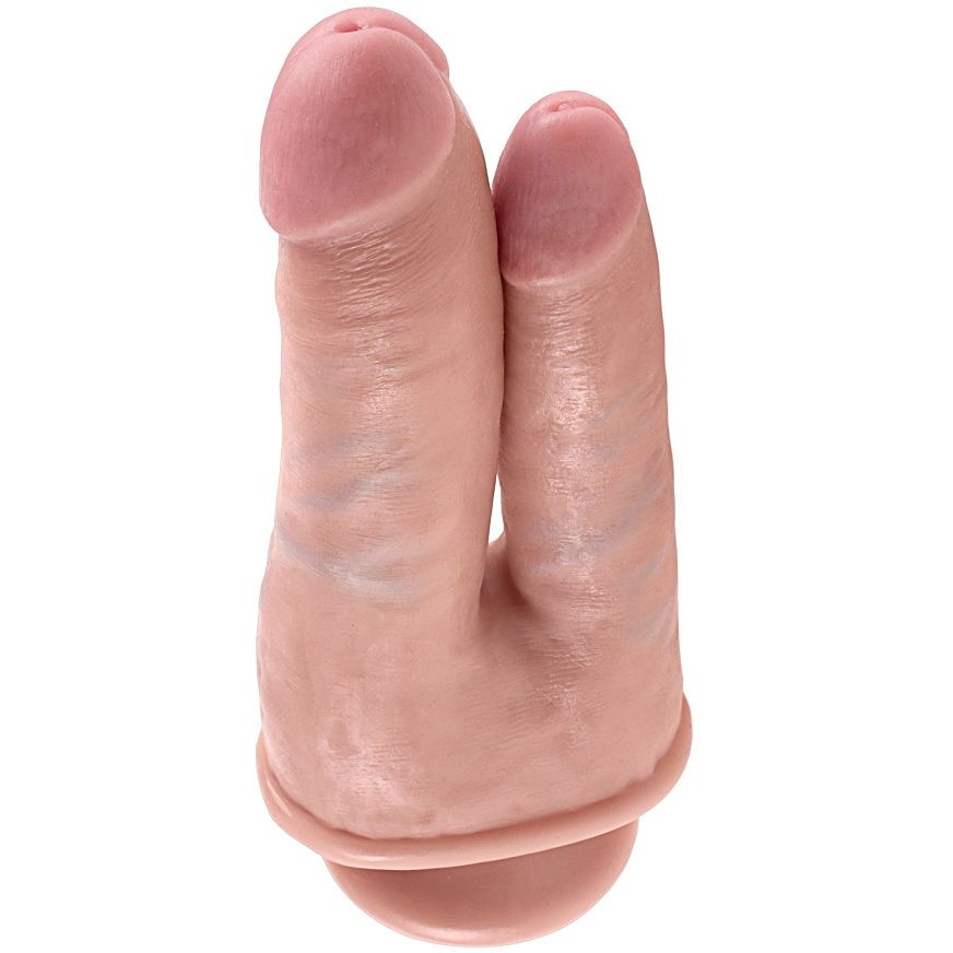 Realistické dvojité dildo King Cock Double Penetrator