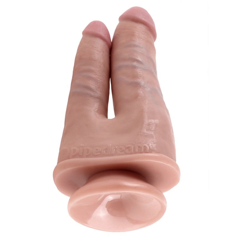 Realistické dvojité dildo King Cock Double Penetrator